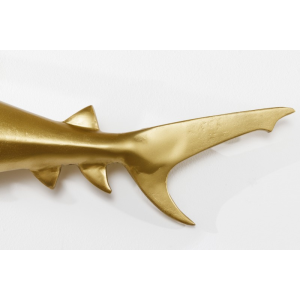 2SET nástěnná dekorace SHARK GOLD 70 CM  Doplňky a dekorace 42984