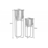 2SET stojan na květináč UNIT 67/46 CM  Doplňky a dekorace 42735