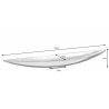 Mísa dekorační SHIP 80 CM antik stříbrná  Doplňky a dekorace 42723