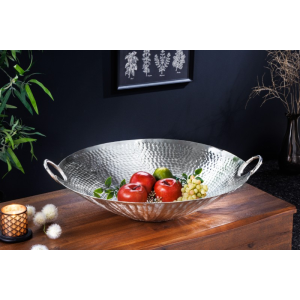 Mísa dekorační ORIENT 57 CM stříbrná  Doplňky a dekorace 42236
