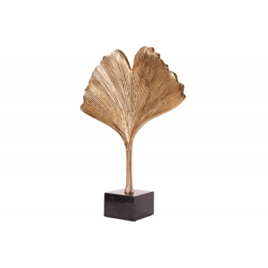 Skulptura GINKGO LEAF 34 CM zlatá  Doplňky a dekorace 41785