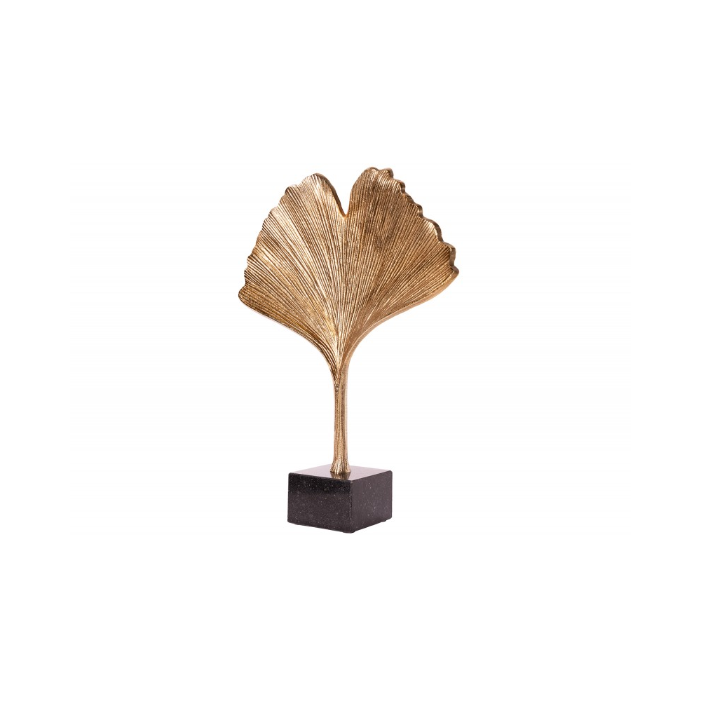 Skulptura GINKGO LEAF 34 CM zlatá  Doplňky a dekorace 41785