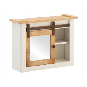 Dřevěná zrcadlová skříňka masiv Caprera  Koupelnové skříňky A2259W