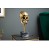 Skulptura SKULL 35 CM zlatá  Doplňky a dekorace 40908