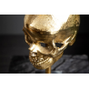 Skulptura SKULL 35 CM zlatá  Doplňky a dekorace 40908