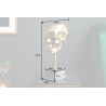 Skulptura SKULL 35 CM zlatá  Doplňky a dekorace 40908