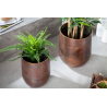 2SET květináč FLOWERS 37/30 CM měděný  Doplňky a dekorace 40905
