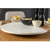Otočný podnos SERVANT 50 CM bílý mramor/ masiv mango  Doplňky a dekorace 43951