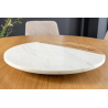 Otočný podnos SERVANT 50 CM bílý mramor/ masiv mango  Doplňky a dekorace 43951