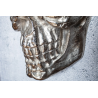 Nástěnná dekorace SKULL 40 CM stříbrná  Doplňky a dekorace 38383
