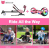 SISIGAD Hoverboard Hoverkart s LED světly a Bluetooth  Elektrické koloběžky 0638457107265