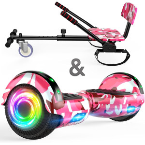 SISIGAD Hoverboard Hoverkart s LED světly a Bluetooth  Elektrické koloběžky 0638457107265