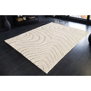 Koberec WAVE 170x240 CM krémovo-béžový  Doplňky a dekorace 43129