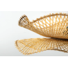 Stropní svítidlo ORGANIC LIVING 70 CM přírodní bambus dvojitý vějíř  Doplňky a dekorace 44523