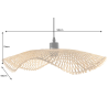 Stropní svítidlo ORGANIC LIVING 50 CM přírodní bambus  Doplňky a dekorace 44520