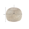 Stropní svítidlo ORGANIC LIVING 45 CM přírodní bambus  Doplňky a dekorace 40589
