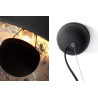 Stropní svítidlo STUDIO 55 CM černo-stříbrné  Doplňky a dekorace 36595