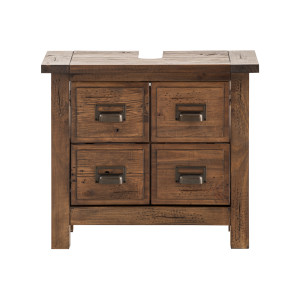 Skřínka pod umyvadlo Kankun z recyklované borovice  Zrcadla MHA2299