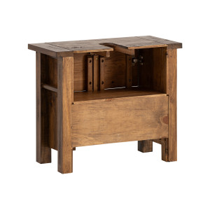 Skřínka pod umyvadlo Kankun z recyklované borovice  Zrcadla MHA2299