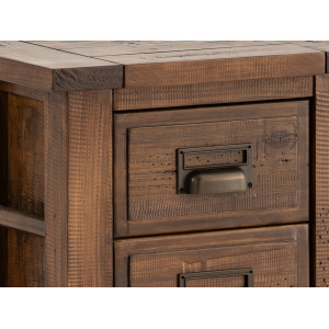 Skřínka pod umyvadlo Kankun z recyklované borovice  Zrcadla MHA2299