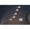 Stojací lampa FIVE LIGHTS 200 CM chromovaná  Doplňky a dekorace 7365