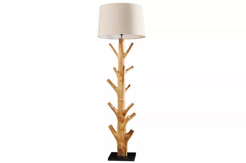 Stojací lampa TREE 175 CM přírodní masiv mangostane  Doplňky a dekorace 43323