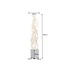 Stojací lampa VIGINE 150 CM masiv recykl  Doplňky a dekorace 43075