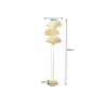 Stojací lampa GINKGO 160 CM zlatá  Doplňky a dekorace 42690