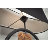 Stojací lampa ELEMENTS 147 CM černá masiv akácie  Doplňky a dekorace 40398