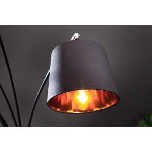 Stojací lampa LEVELS 202 CM BLACK GOLD  Doplňky a dekorace 40036