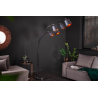 Stojací lampa LEVELS 202 CM BLACK GOLD  Doplňky a dekorace 40036