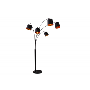 Stojací lampa LEVELS 202 CM BLACK GOLD  Doplňky a dekorace 40036