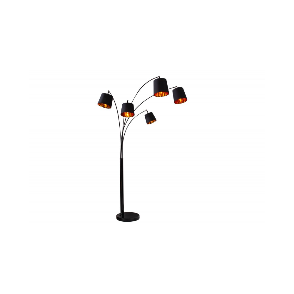 Stojací lampa LEVELS 202 CM BLACK GOLD  Doplňky a dekorace 40036