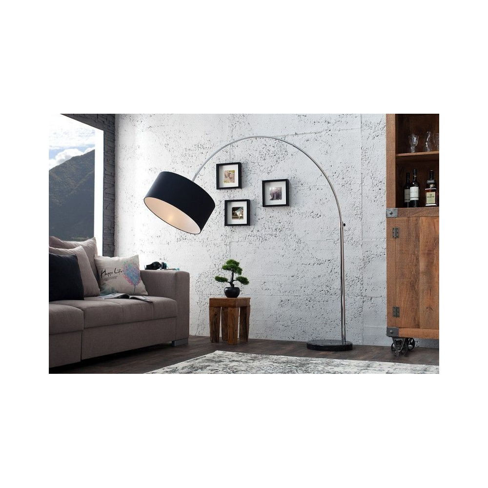 Stojací lampa BIG BOW 170-180 CM černá  Doplňky a dekorace 35399