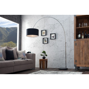 Stojací lampa BIG BOW 170-180 CM černá  Doplňky a dekorace 35399