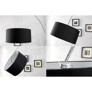 Stojací lampa BIG BOW 170-180 CM černá  Doplňky a dekorace 35399