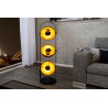 Stojací lampa STUDIO 3M 130 CM černo-zlatá  Doplňky a dekorace 22968