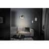 Stojací lampa BIG BOW 170-210 CM matně chromovaná  Doplňky a dekorace 21068