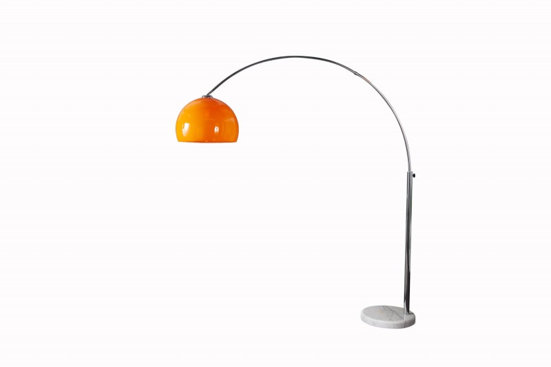 Stojací lampa BIG BOW 175-205 CM oranžová  Doplňky a dekorace 20747