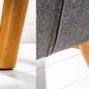 Designová křeslo Scandinavia šedé  Křesla 39187