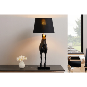 Stolní lampa BLACK BEAUTY 75cm černá  Doplňky a dekorace 45665