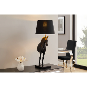 Stolní lampa BLACK BEAUTY 75cm černá  Doplňky a dekorace 45665