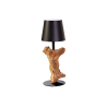 LED bateriová stolní lampa HYPNOTIC TO GO 30 CM černá přírodní dobíjecí, s dotykovým stmívačem bez kabelu  Doplňky a dekorace...