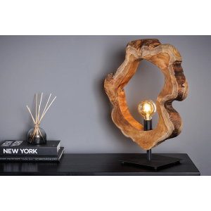 Stolní lampa ORGANIC ARTWORK 55 CM masiv teak  Doplňky a dekorace 44683