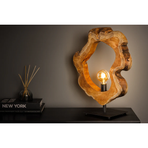 Stolní lampa ORGANIC ARTWORK 55 CM masiv teak  Doplňky a dekorace 44683