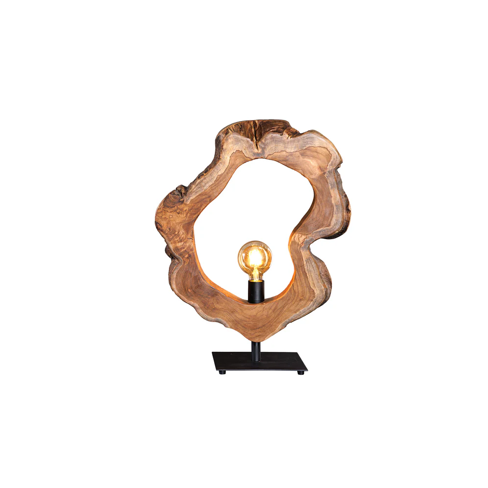 Stolní lampa ORGANIC ARTWORK 55 CM masiv teak  Doplňky a dekorace 44683