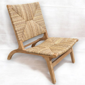 Křeslo s úpletem z vodního hyacintu SIENA  Zahradní sedací nábytek 11103