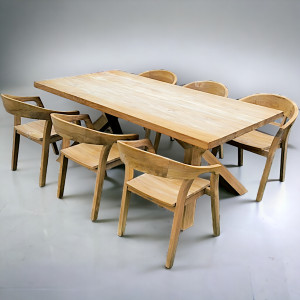 Stůl z masivního teaku 200cm + Isabella set  Zahradní sety 2495001