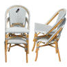 VARENA SET stůl VARENA ⌀75cm 2x BISTRO křesla  Bílá  Zahradní sety 80042,1