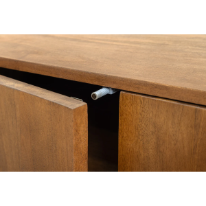 Televizní stolek Art Deco 200cm masiv hnědé mango  TV stolky a komody 45479